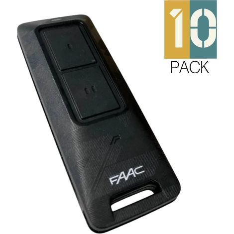 Télécommande XT2 FDS 433-868 NOIR FAAC Pack de 10