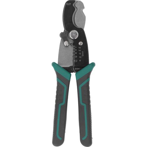 Pelacables eléctricos de 8 pulgadas, herramienta para crimpar cables, pelacables para electricistas profesionales. (1/5)