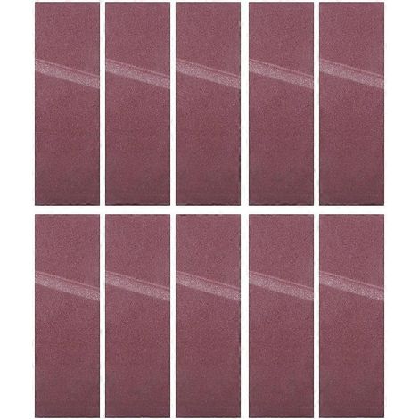 10 Stück 533x75mm Schleifband 21x3 Zoll Schleifband für Bandschleifer 40-180 Körnung (100)