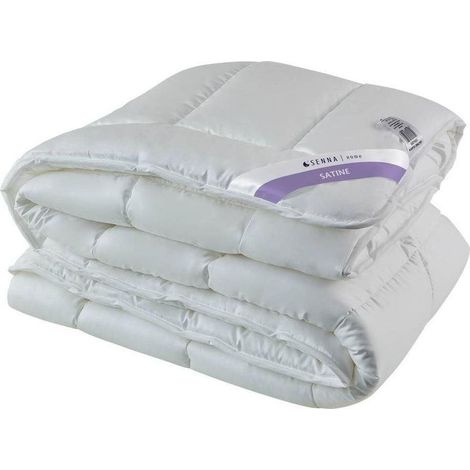 no-name Senna Home SATINE Couette Blanc 200x220 cm (1/3)