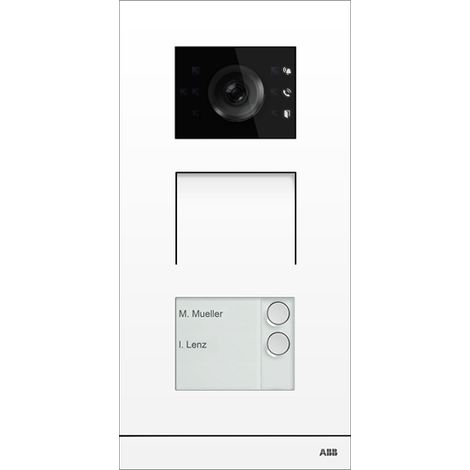 Platine de rue IP 2 BP blanc 2TMA130010W0025 ABB H81381P2-W