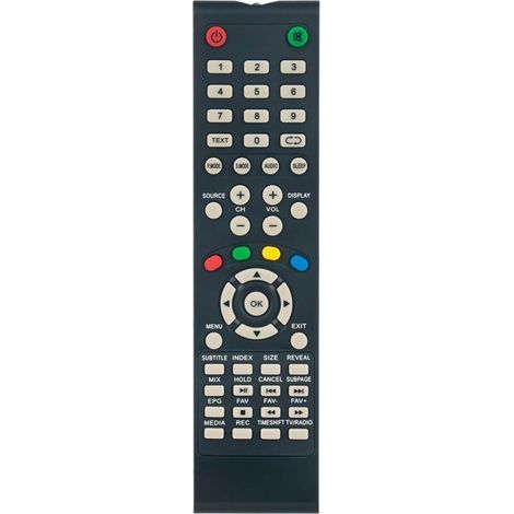 Replacement remote control for Nordmende Akai Oceanic Dual DL-32HD001 DL-32HD00 DL-40FHD-001 OCEALED320917B7 OCEALED32BG AKTV2815T AKTV2416T AKTV391 ND28N2000C ND39N2100C (1/4)