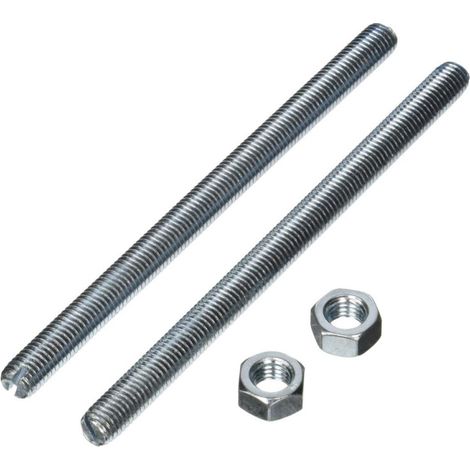 Geberit – Jeu de fixation complet pour WC – Tiges filetées M12 – Fixation pour Duofix 2 – Matériaux résistants pour installation durable