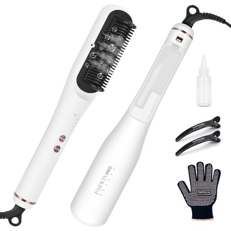 Brosse Lissante à Vapeur Pro, 4-en-1 Brosse Lissante Ions (1/5)