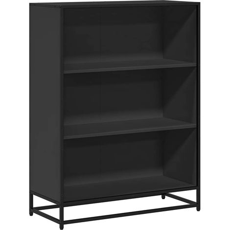 Maison Exclusive - Bücherregal Schwarz 80,5x35x107,5 cm Holzwerks