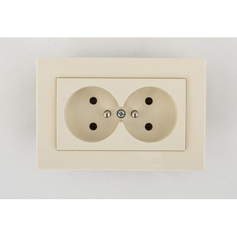 Harry Potter Double Earthed Beige XP Electrical Socket (1/2)