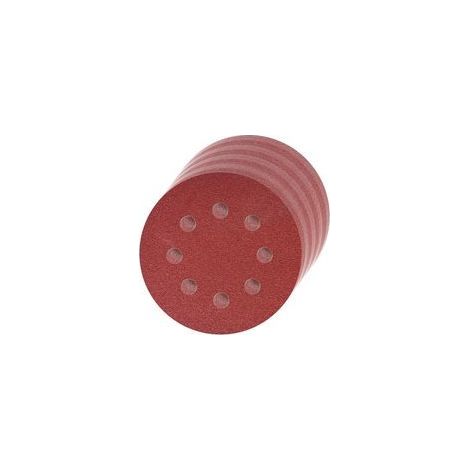 Disques Abrasifs 125mm Grain Mixte 40/60/80/100/120/150/180/240 Papier Poncer 80 Pièces 8 Trous Disque Poncage pour Ponceuse Excentrique NPTERBL (1/5)