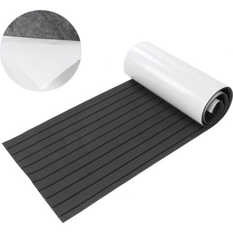 Tapis de Sol Bateau Pont de Yacht,Tapis de Sol Mousse Teck synthétique EVA Tapis Auto-adhésif antidérapant 240 60 0.6cm pour Bateaux, Yachts, RV, Sols de Jardin (1/5)