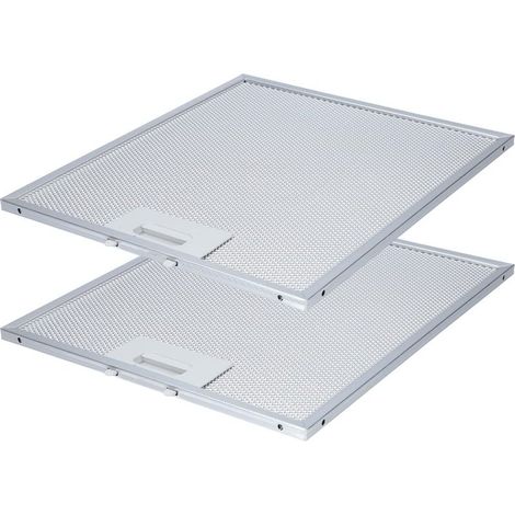 Filtre À Graisse Métallique - Lot De 2 - Acier Inoxydable - Pour Hotte Aspirante - Compatible AEG Whirlpool Elica - 305x267mm (1/5)