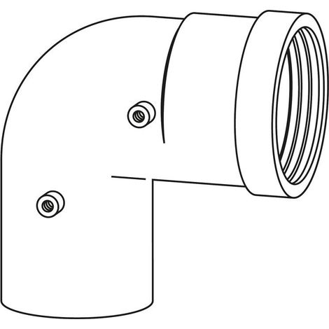 Bosch Accessori scarico fumi FC-SE60-87 Curva 87 Gr, d:60 mm, 7738112626