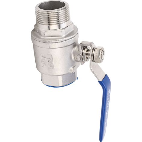Robinet à bille fileté 1"1/4 NPT femelle mâle DN32 1000WOG, haute pression (1/5)