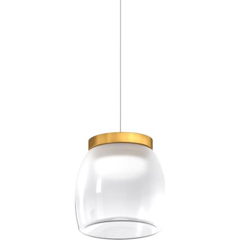 Lampadario moderno top light drum 1192 bi s1 sp bi led 965lm 3000°k dimmerabile lampada soffitto modulo led integrato