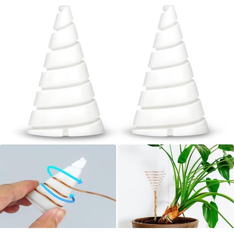 Fixtures Enroulement Spirale Fibonacci - Pour Antennes En Cuivre En Hydroponie - Usage Domestique - Lot De 2 Tailles + Fils + Tiges Bois (1/5)