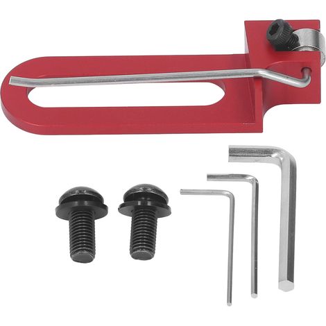 Support magnétique en aluminium pour flèche d'arc, vis de repos, arc recurve, chasse, tir sur cible, accessoire extérieur rouge (1/5)