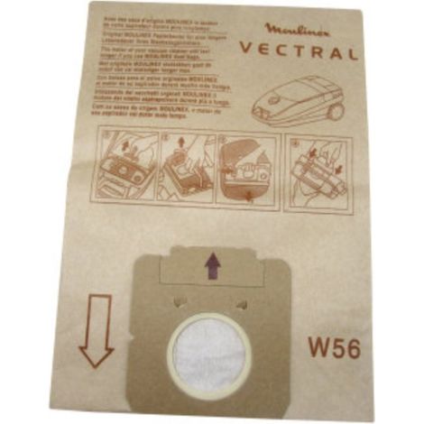 Bolsas aspirador Moulinex Vectral (5 uds.)
