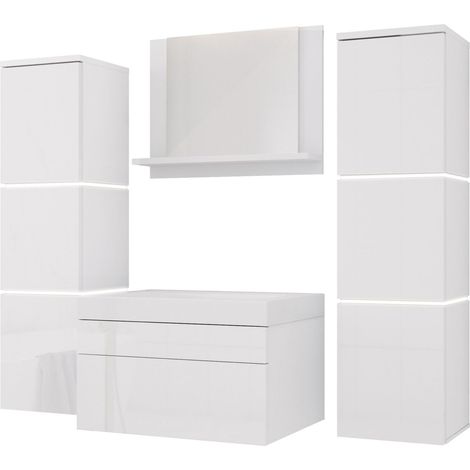 Bureau : 6 tiroirs des 2 côtés, blanc, 77 × 135 × 52 cm (1/5)
