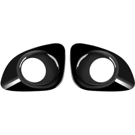 1 coppia di pastiglie griglia faro fendinebbia in nero lucido, compatibile con i modelli 2021-2023. Cornice decorativa per i fari fendinebbia. (1/5)