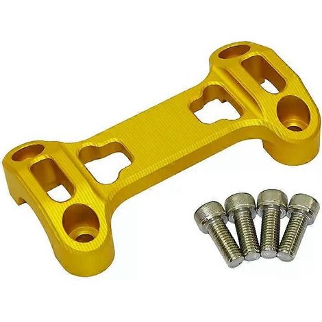 Para BMW R1250GS R 1250 GS 1G13 (K50) 2018 2019 2020 2021 2022 2023 Soporte superior de abrazadera elevadora de manillar Fat Bar (dorado) (1/5)