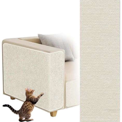 1 Tapis à gratter,Auto-adhésif,Découpable,Non-tissé et polyester,40x100cm,Pour meubles et murs (1/5)