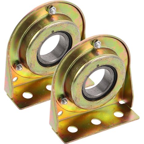 Logement de Roulement pour Système de Poulie 2 Pièces en Fer Support Stable, Installation Facile, Compatibilité, pour Serrage Agricole et Ventilateur de Ventilation (1/5)