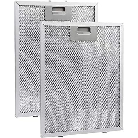 Filtre à graisse en maille métallique pour hotte aspirante 2 pièces 320 x 260 mm (1/5)