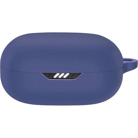 Funda de silicona para auriculares JBL Wave 300 TWS, azul oscuro (1/3)