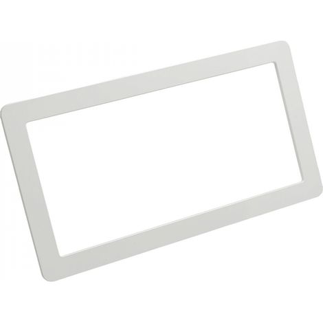 Hayward – Skimmer de piscine en béton – Enjoliveur compatible Powerline – Dimensions extérieures 41.5x23cm – Fabriqué en ABS – Coloris blanc