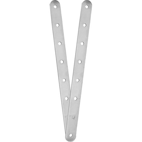 Edelstahlhalterung 250 x 19 x 3 mm Flachplatte für (1/5)