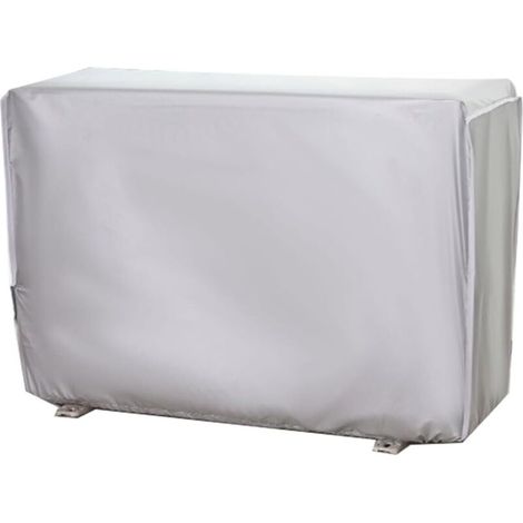 Cache Climatiseur Exterieur Housse Climatiseur Extérieur Anti Poussière Anti Neige Imperméable Résistant Au Soleil (Petit)