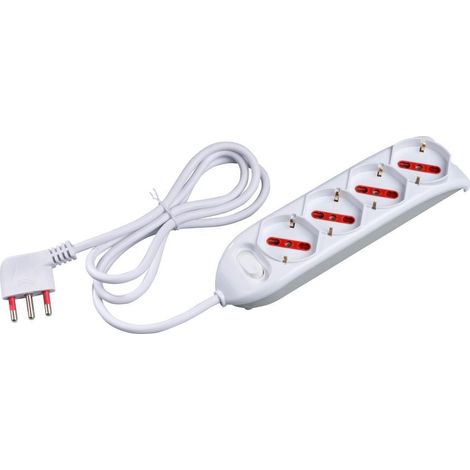 Multiplug 4 plätze mit 1,5 m kabel rosi - rs94060