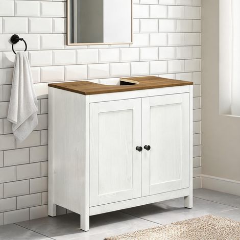 Meuble de salle de bain alb en pAL 60 x 30 x 60 cm (1/5)