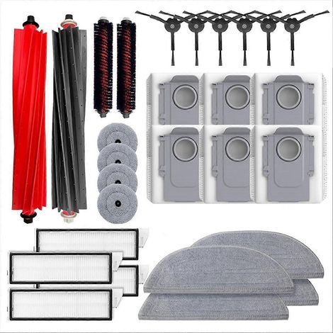Ersatzteile für den Staubsauger S8 Maxv Ultra/S8 Max Ultra: Haupt-/Seitenbürsten, Filter, Wischmopp, Staubbeutel, Set (1/5)