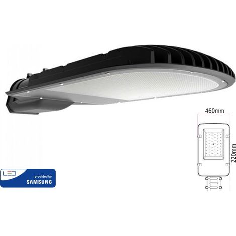 V-TAC PRO VT-121ST Armatura Stradale LED Chip Samsung 120W Colore Grigio 6400K IP65 - SKU 534 (1/5)