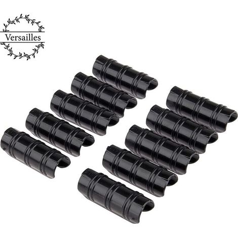 Pinces à serre, 20 pièces 20 mm Colliers de serrage Versailles pour fixer les couvertures aux serres de jardin, films, plantes, (1/4)