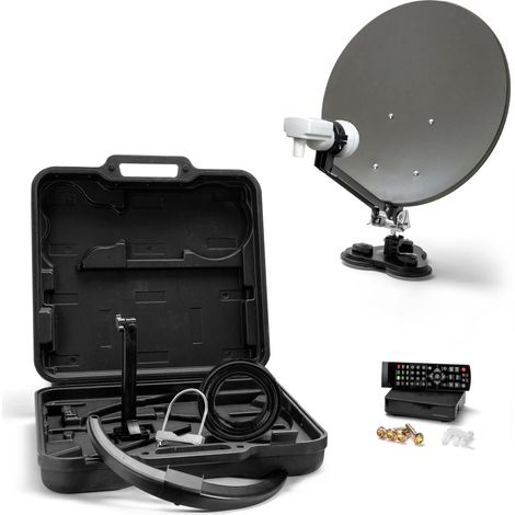 Xoro MCA 38 HD Kit antena parabólica gris de alta calidad