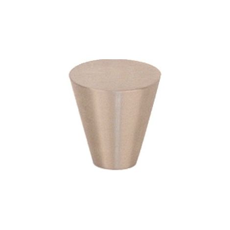 Cadap Pulsante Conico Inox 25x25mm Design Moderno