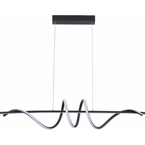 Suspension Serpent noire LED 34W CCT 2720lm Reality (1/3)