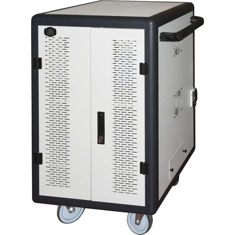 Link Accessori LKSCA30B portable device management cart& cabinet Carrello per la gestione dei dispositivi portatili Nero, Grigio (1/5)