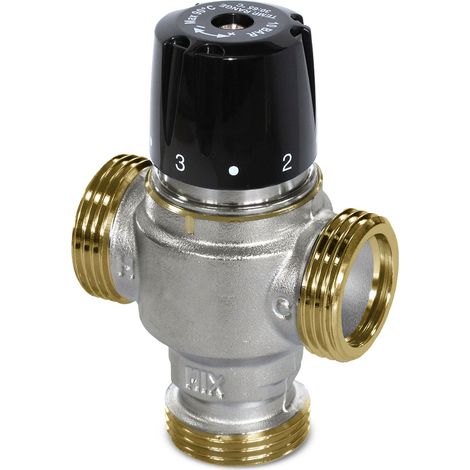 Valvola miscelatrice termostatica da 1" 1/4 M Campo di regolazione: da 30 a 65oC KVS 4,5 (1/3)