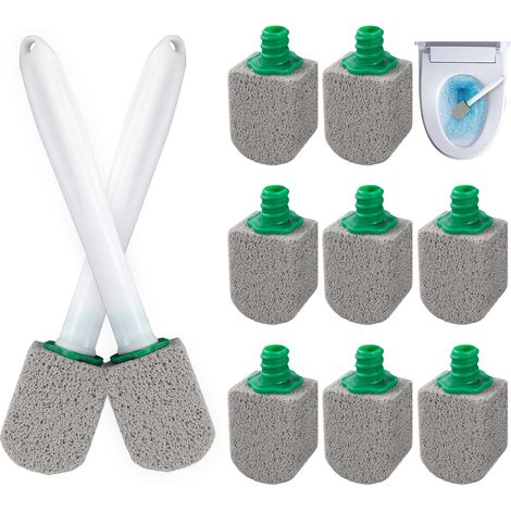 Pierre Ponce Brosse Toilettes WC, 10 Recharges de Nettoyage Ponce (1/5)