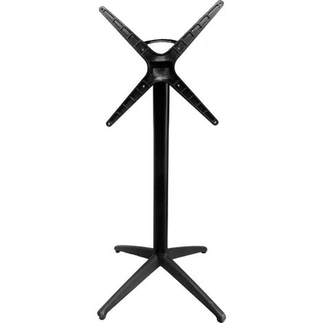 Pied mange debout ELYPSON Noir Pliable en aluminium et polypropylène pour extérieur