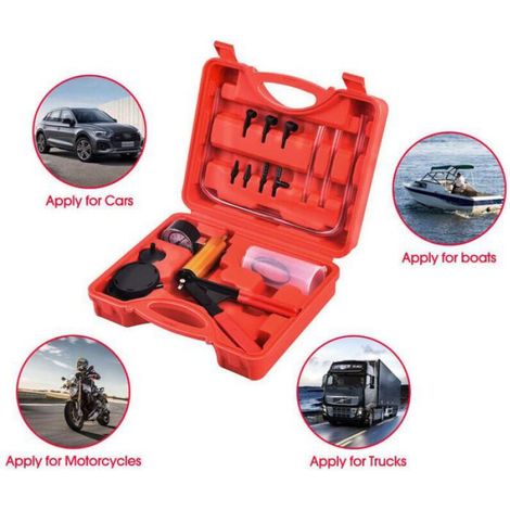 Kit Pompe Vide Manuelle, Purge Frein Testeur Circuit Dépression Réparation Auto (1/4)