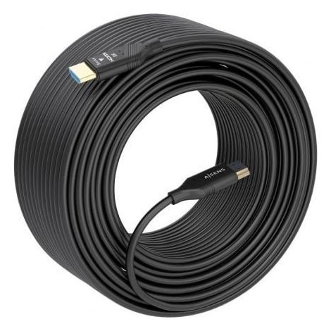 Cable HDMI 2.1 AOC 8K Aisens A153-0936/ HDMI Macho - HDMI Macho/ 25m/ Negro (1/2)