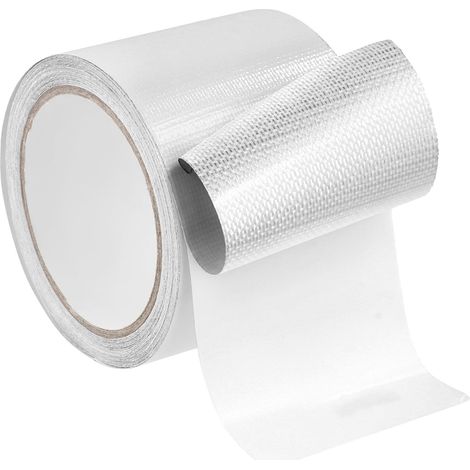 7,6 cm x 7,6 m ruban isolant de réparation pour bâches de camions, bâches en tissu, auvents, tentes, bateaux gonflables - imperméable et fortement collant (1/5)