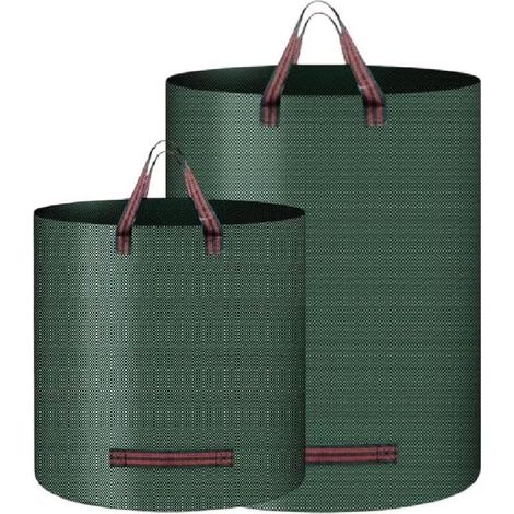 Gartenabfallsack,Laubsäcke,Faltbar & Wasserdicht Robuste,für Laub, Rasenschnitt (1/2)