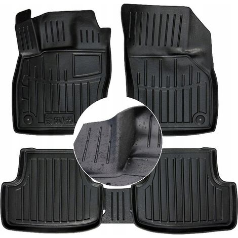 Tapis de sol et essuie-glaces en caoutchouc pour VW Golf 7 (2012-2020) - Canaux UD (1/5)