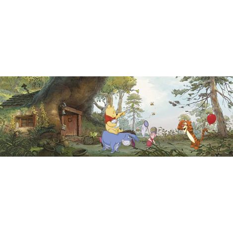Komar FototpaetePooh´s House 368 x 127 cm, Papier peint panoramique 4-413, photomurale sur intissé (1/4)