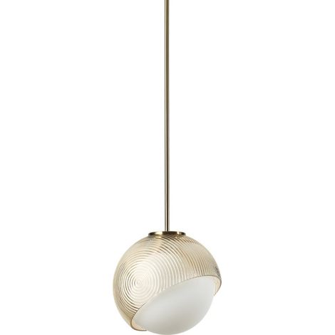 Ideal Lux BLOOM Suspension globe en laiton de 12 cm, 1 x E27 (1/2)