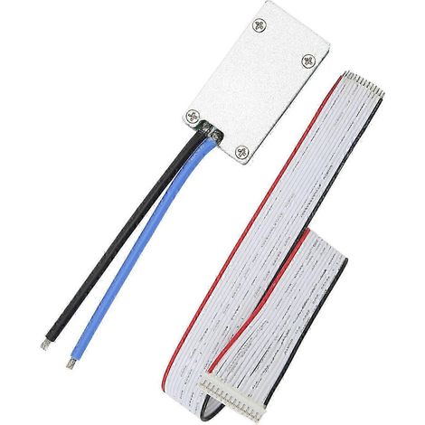 Module protection batterie lithium 15A 48V, carte BMS 13S avec câble de liaison, protecteur pour accumulateur 13 cellules série, ligne connectée incluse (1/4)