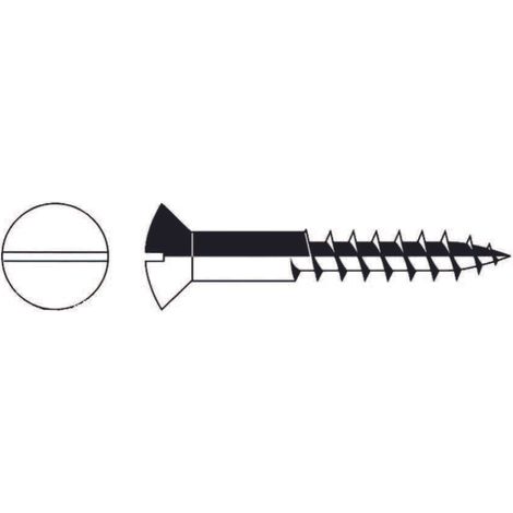 VITI PER LEGNO TESTA GOCCIA DI SEGO- - ø mm.3x35 ferro bronzato - 200 pezzi MUSTAD